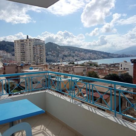 Sunny Apartment Sarande Bagian luar foto